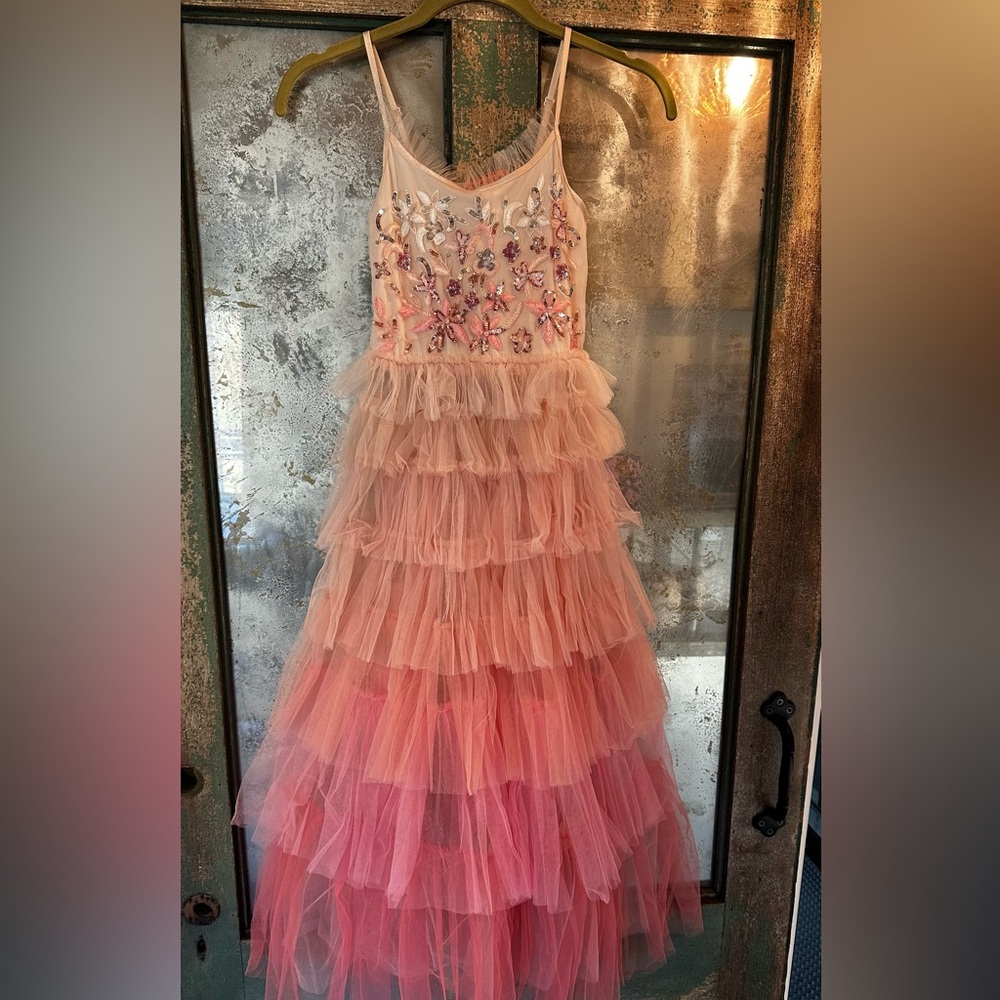 Tutu du Monde Ibiza long dress in biscotti mix